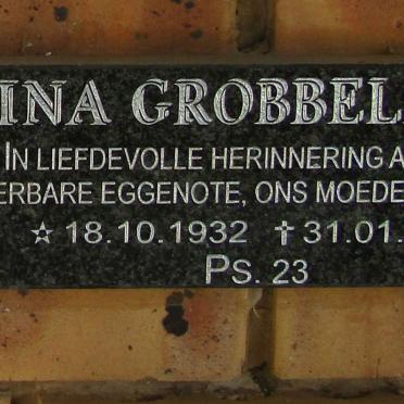 GROBBELAAR Ina 1932-2022