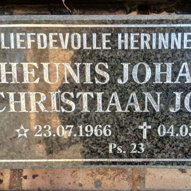 JONCK Theunis Johannes Christiaan 1966-2025