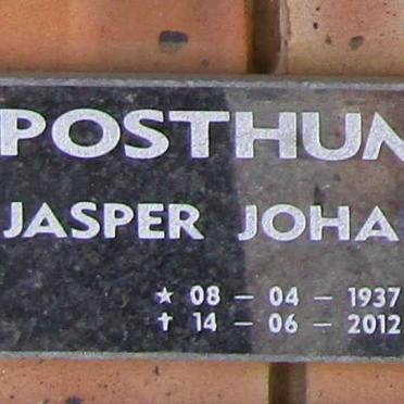 POSTHUMUS Jasper Johannes 1937-2012