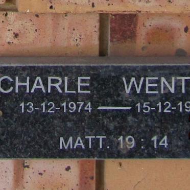 WENTZEL Charle 1974-1974