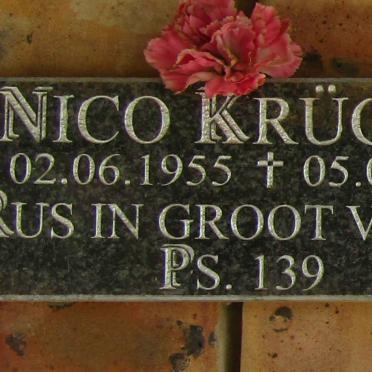 KRUGER Nico 1955-2020