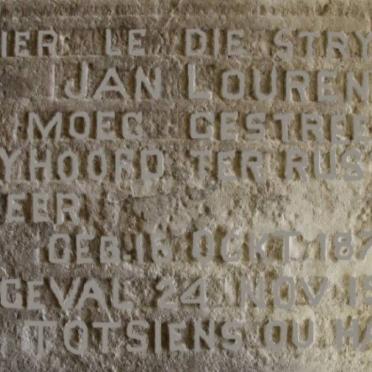 LOURENS Jan 1875-1901