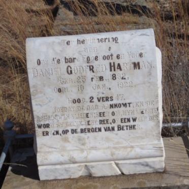 Free State, BETHLEHEM district, Kestell, Eerste Geluk 131, farm cemetery
