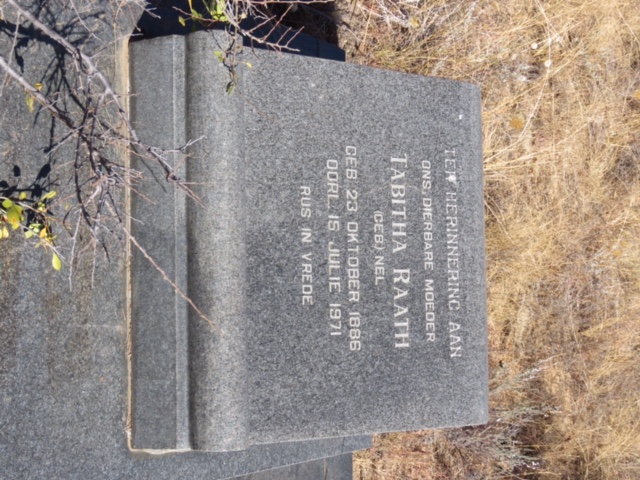 RAATH Tabitha nee NEL 1886-1971