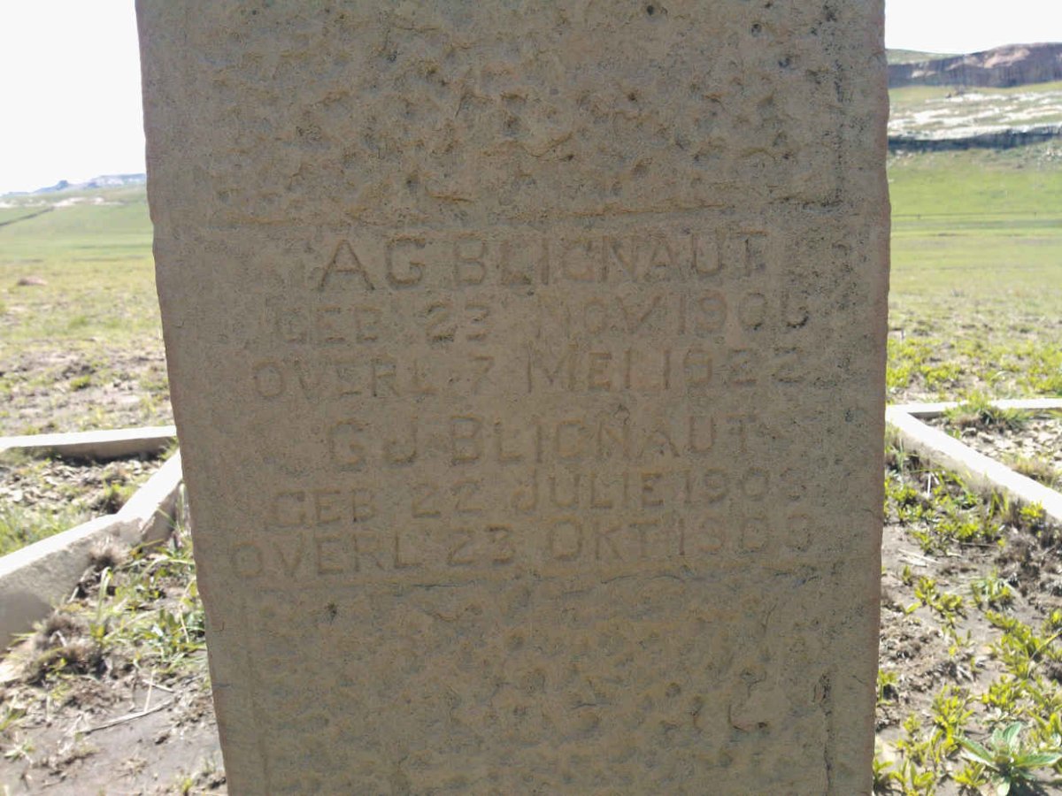 BLIGNAUT A.G. 1906-1922 :: BLIGNAUT G.J. 1908-1908