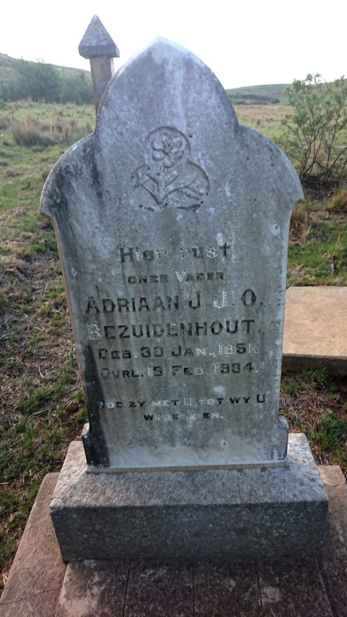 BEZUIDENHOUT Adriaan J.J.O. 1851-1934