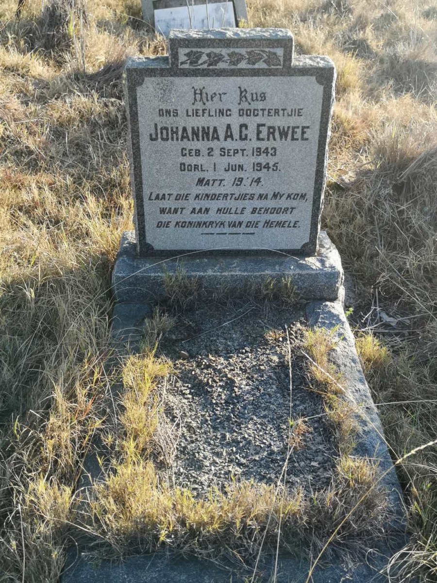 ERWEE Johanna A.G. 1943-1945