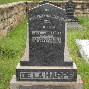 HARPE Lily Johanna, de la nee VAN REENEN 1876-1965