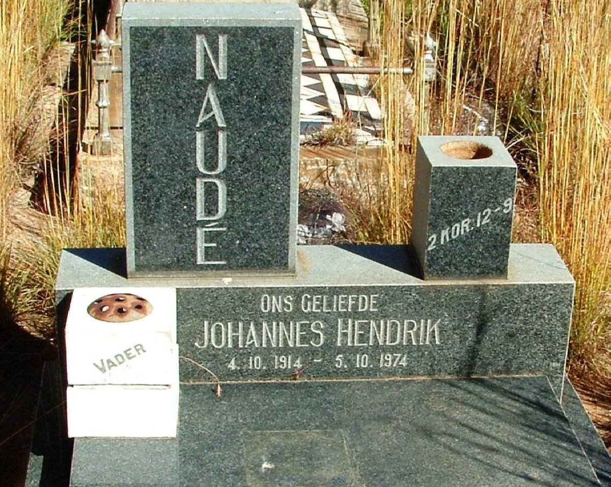 NAUDE Johannes Hendrik 1914-1974