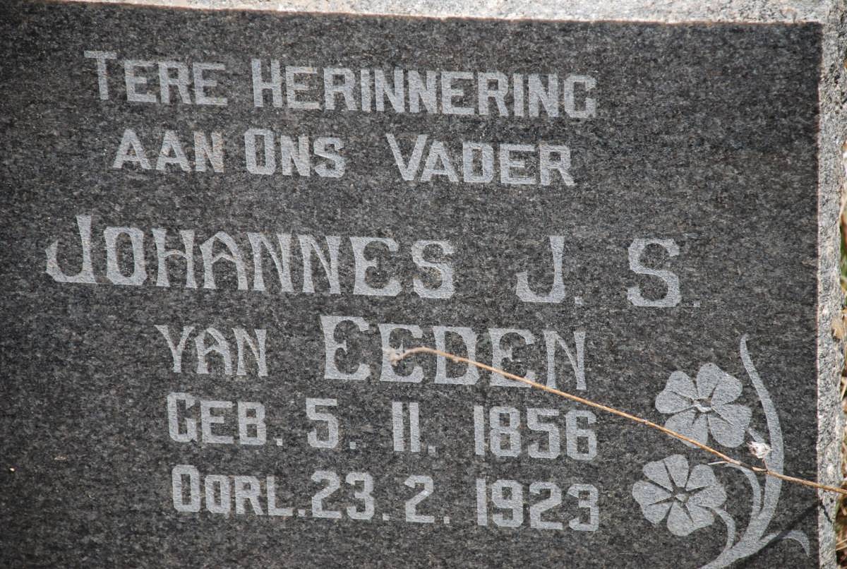 EEDEN Johannes J.S., van 1856-1923