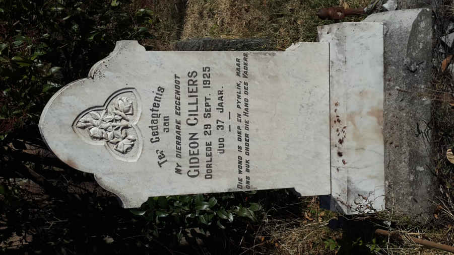 CILLIERS Gideon -1925