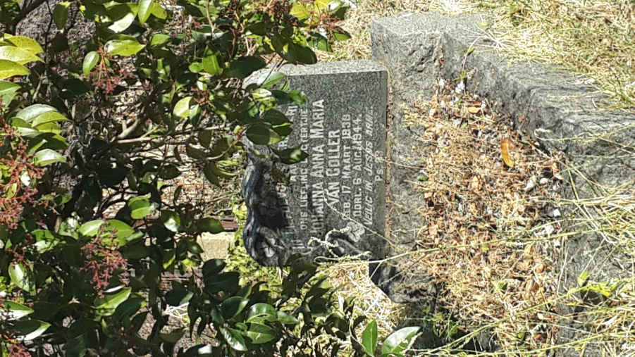 COLLER Johanna Anna Maria, van 1938-1944