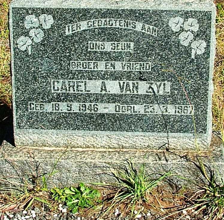 ZYL Carel A., van 1946-1967
