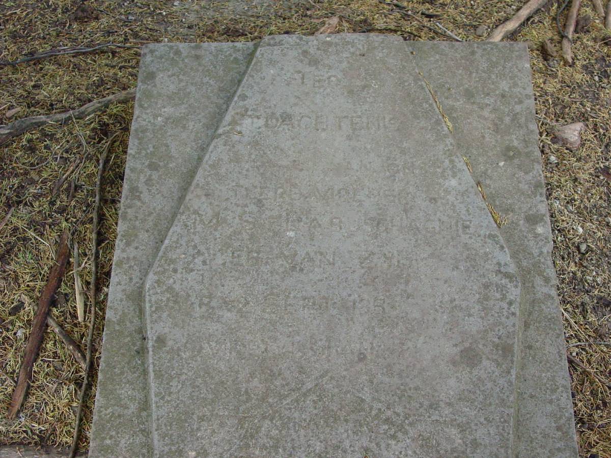 LABUSCHAGNE M.S. nee VAN ZYL 1850-1912