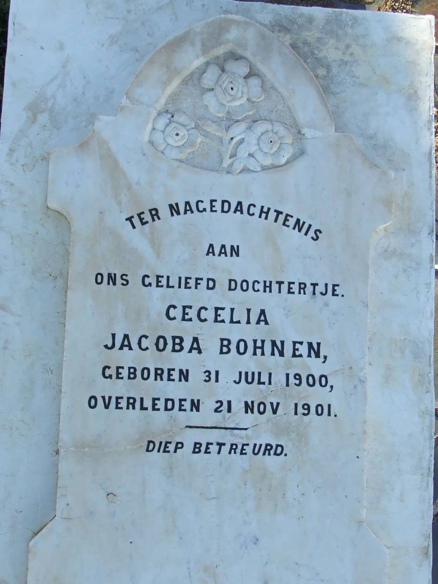 BOHNEN Cecelia Jacoba 1900-1901