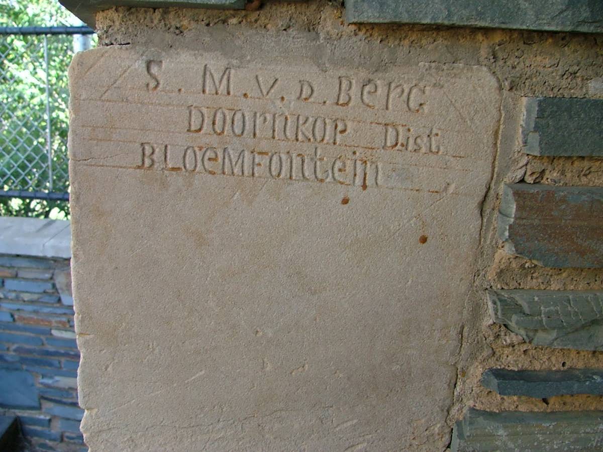 BERG S.M., v.d.