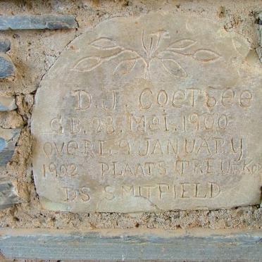 COETSEE D.J. 1900-1902