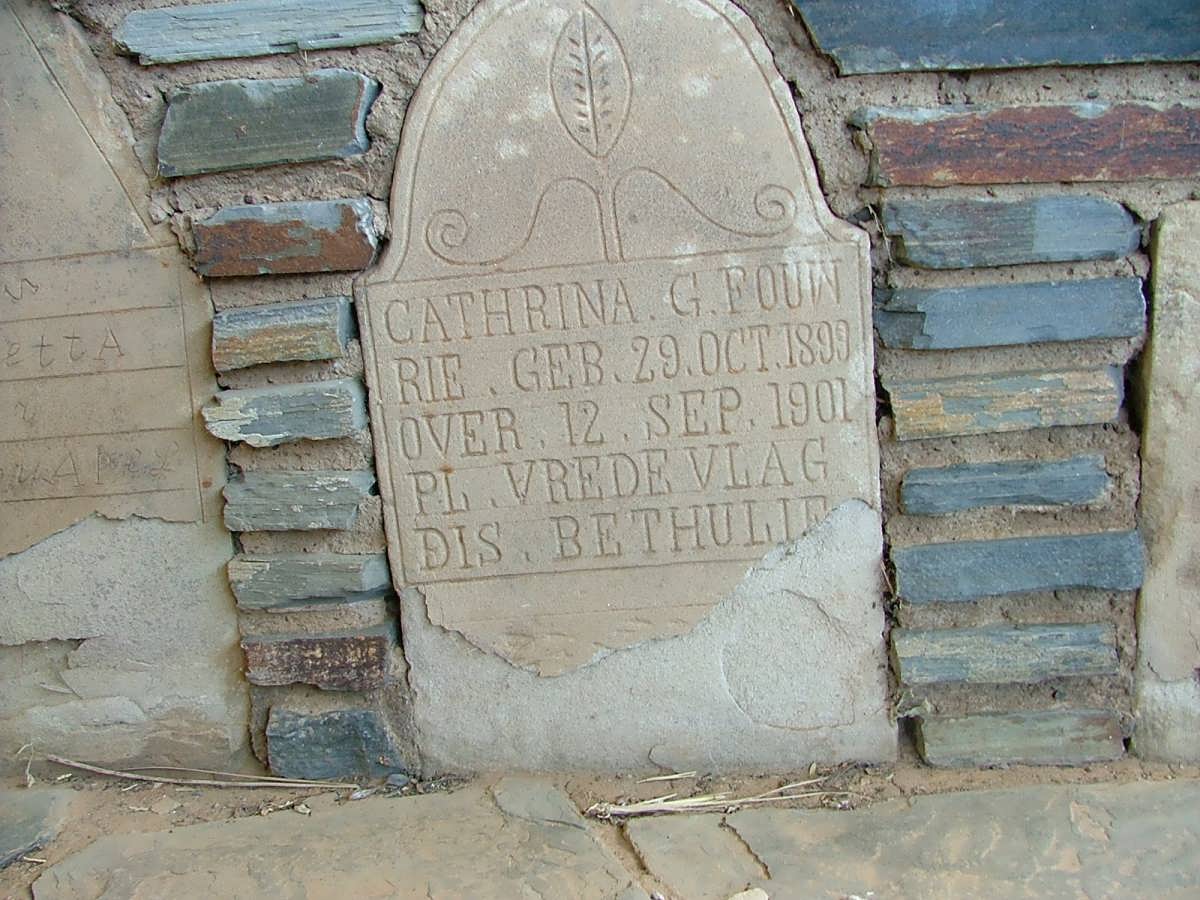 FOUWRIE Cathrina G. 1899-1901