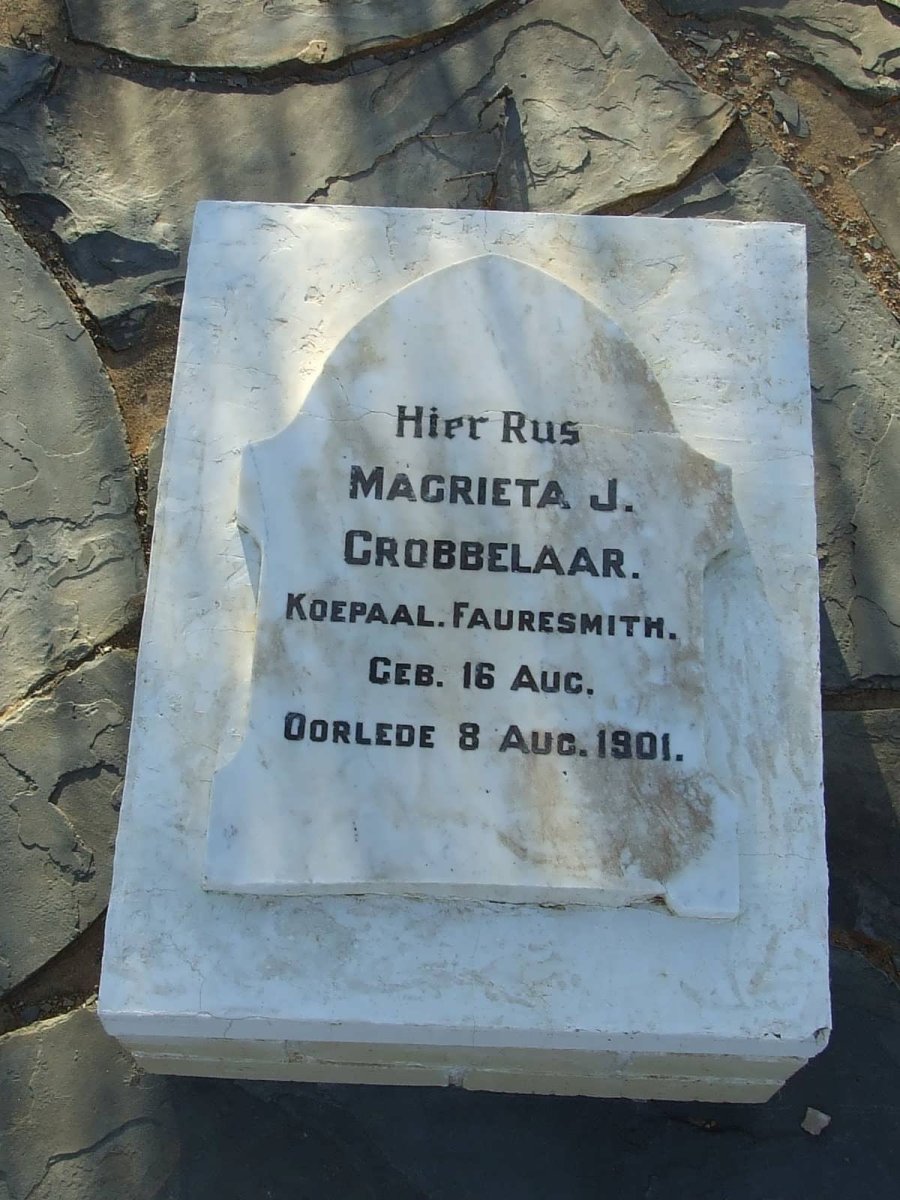 GROBBELAAR Magrieta J. -1901