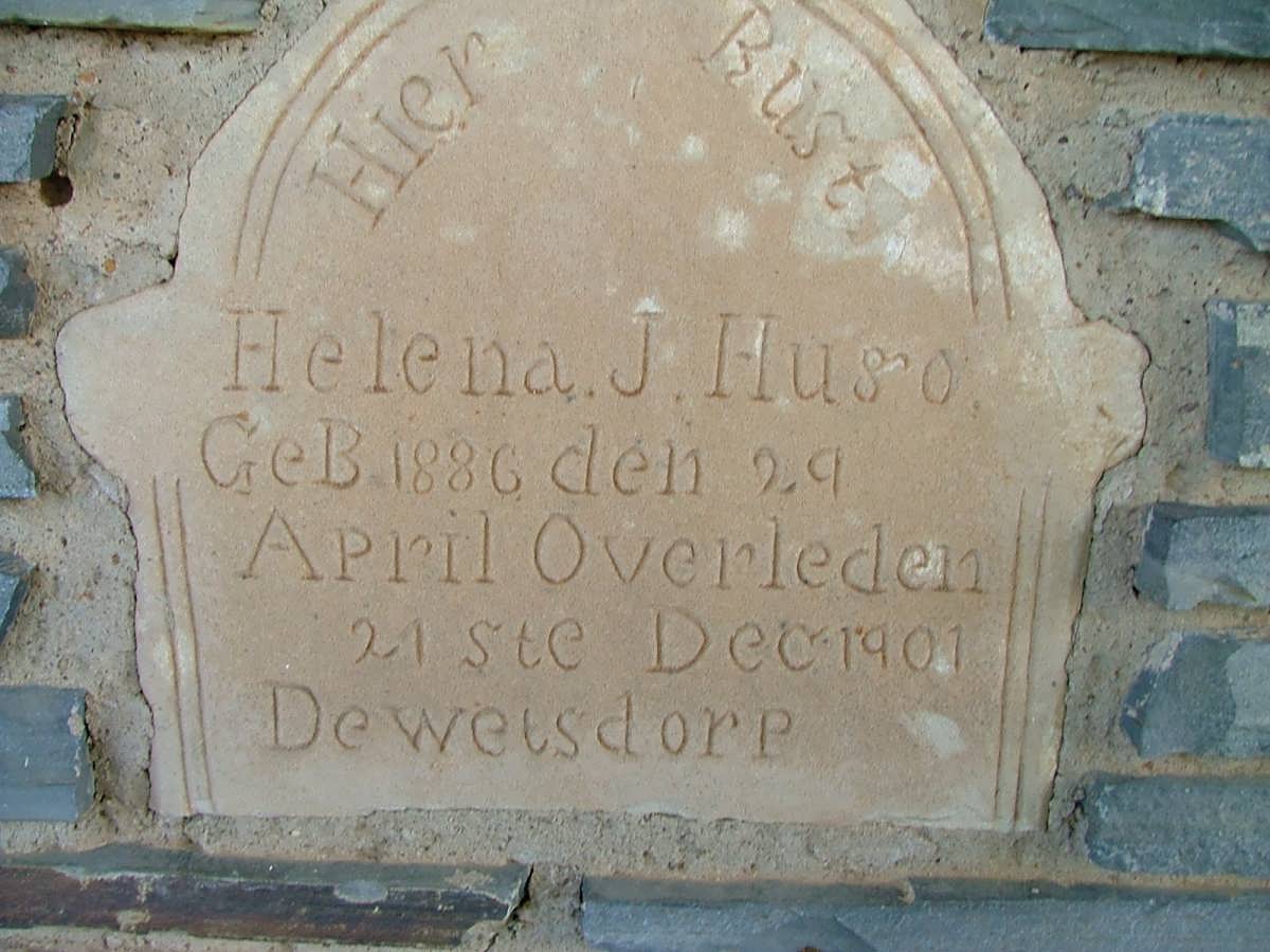HUGO Helena J. 1886-1901