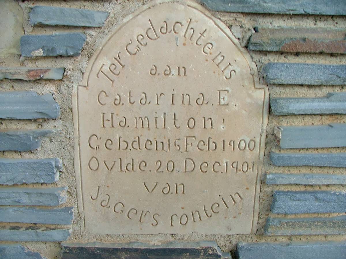 HAMILTON Catarina E. 1900-1901