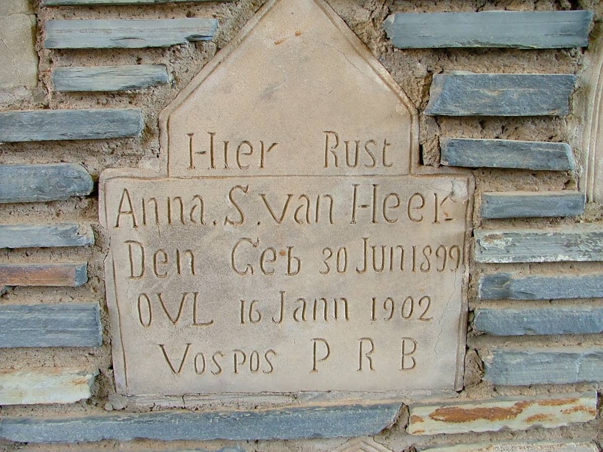 HEERDEN Anna S., van 1899-1902