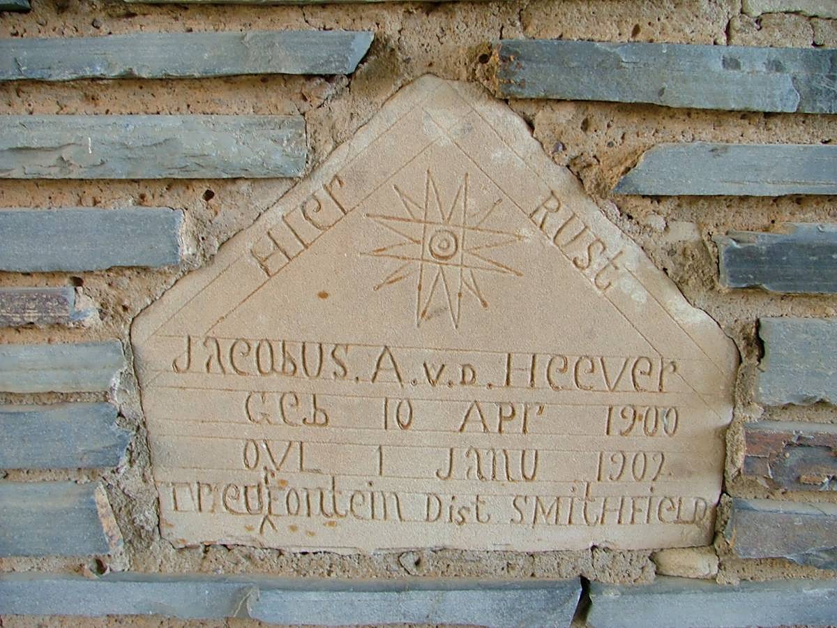 HEEVER Jacobus A., v.d. 1900-1902