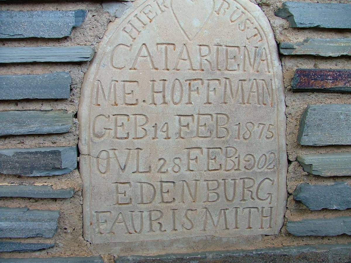 HOFFMAN Catriena M.E. 1875-1902