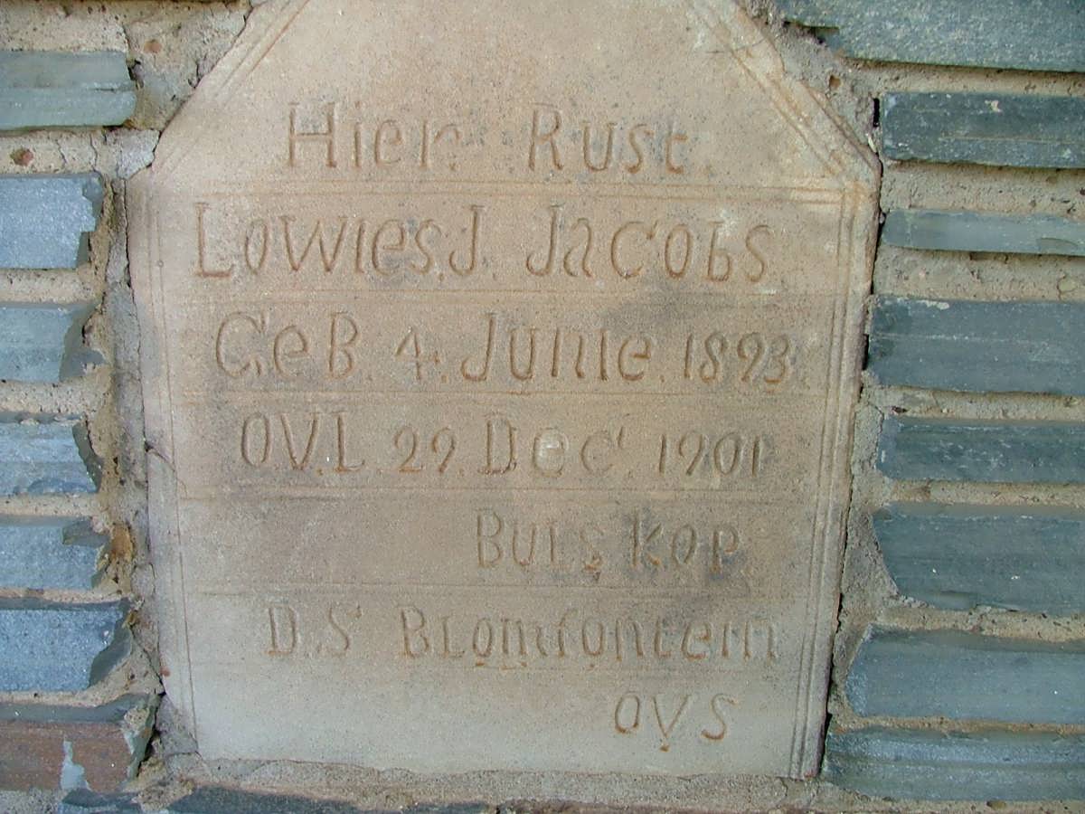 JACOBS Lowies J. 1893-1901