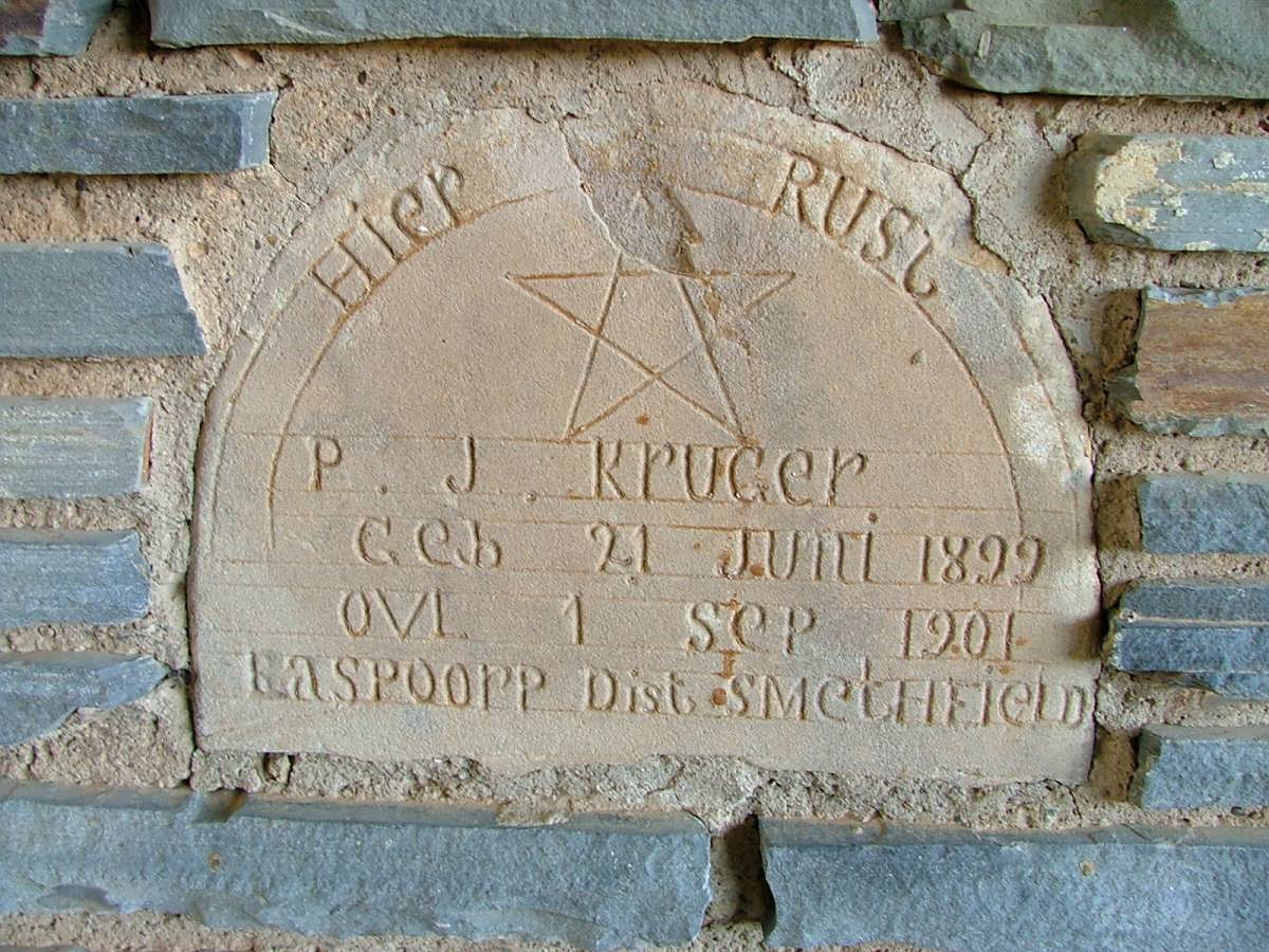 KRUGER P.J. 1899-1901