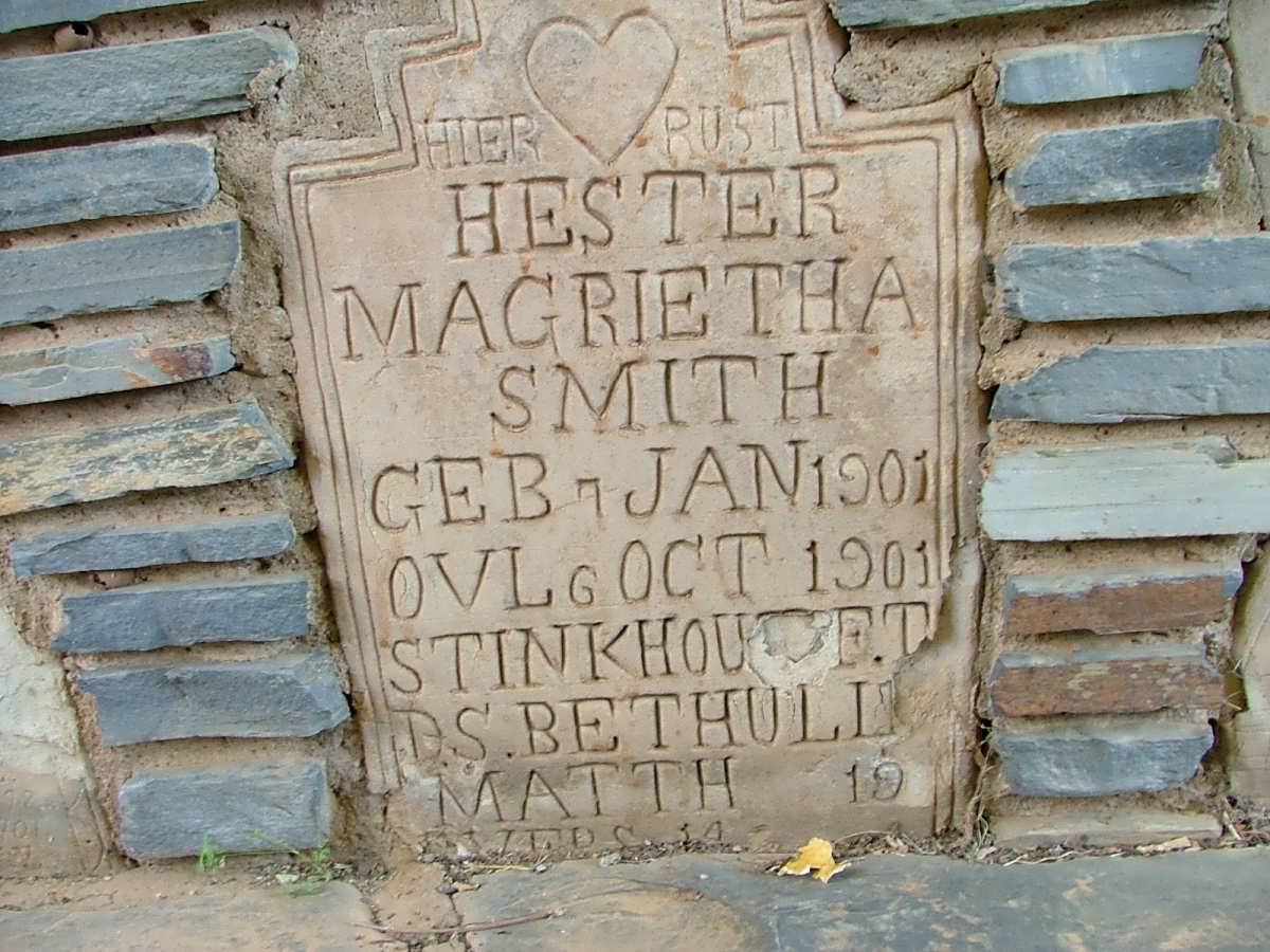 SMITH Hester Magrietha 1901-1901