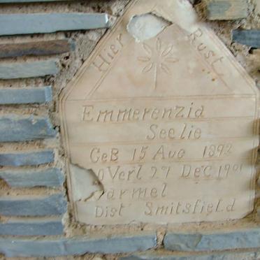 SEELIE Emmerenzia 1892-1901