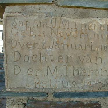 THERON Sophia J.M. 1888-1902