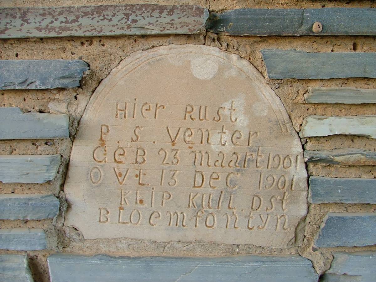 VENTER P.S. 1901-1901