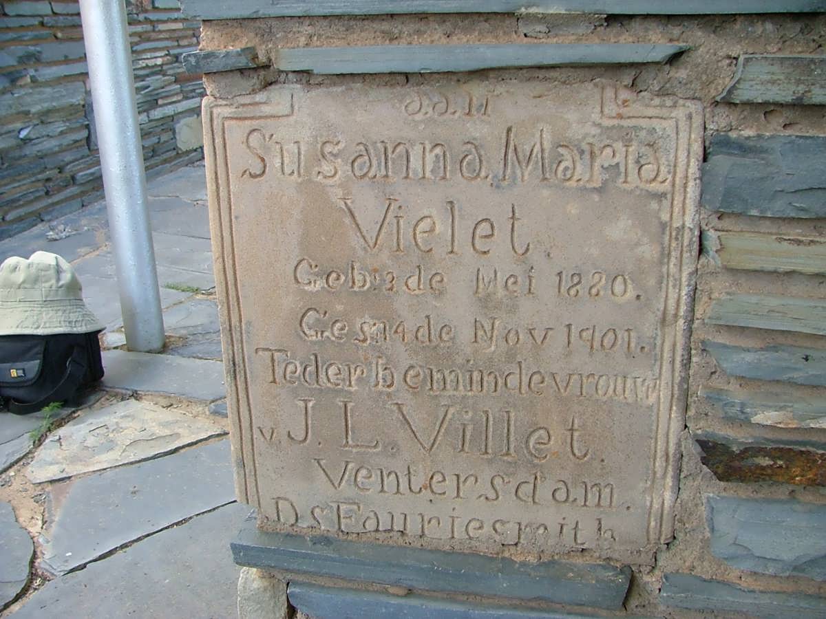 VILLET Susanna Maria 1880-1901