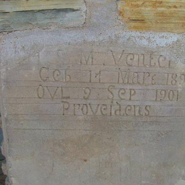 VENTER H. S. M. 1896-1901