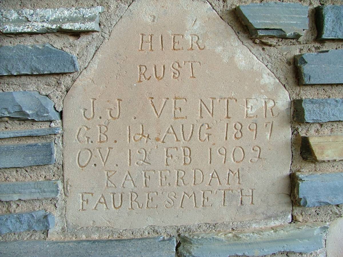VENTER J.J. 1897-1902