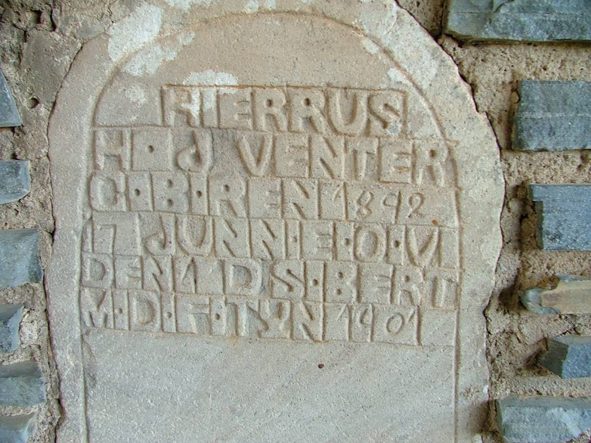VENTER H.J. 1892-1901