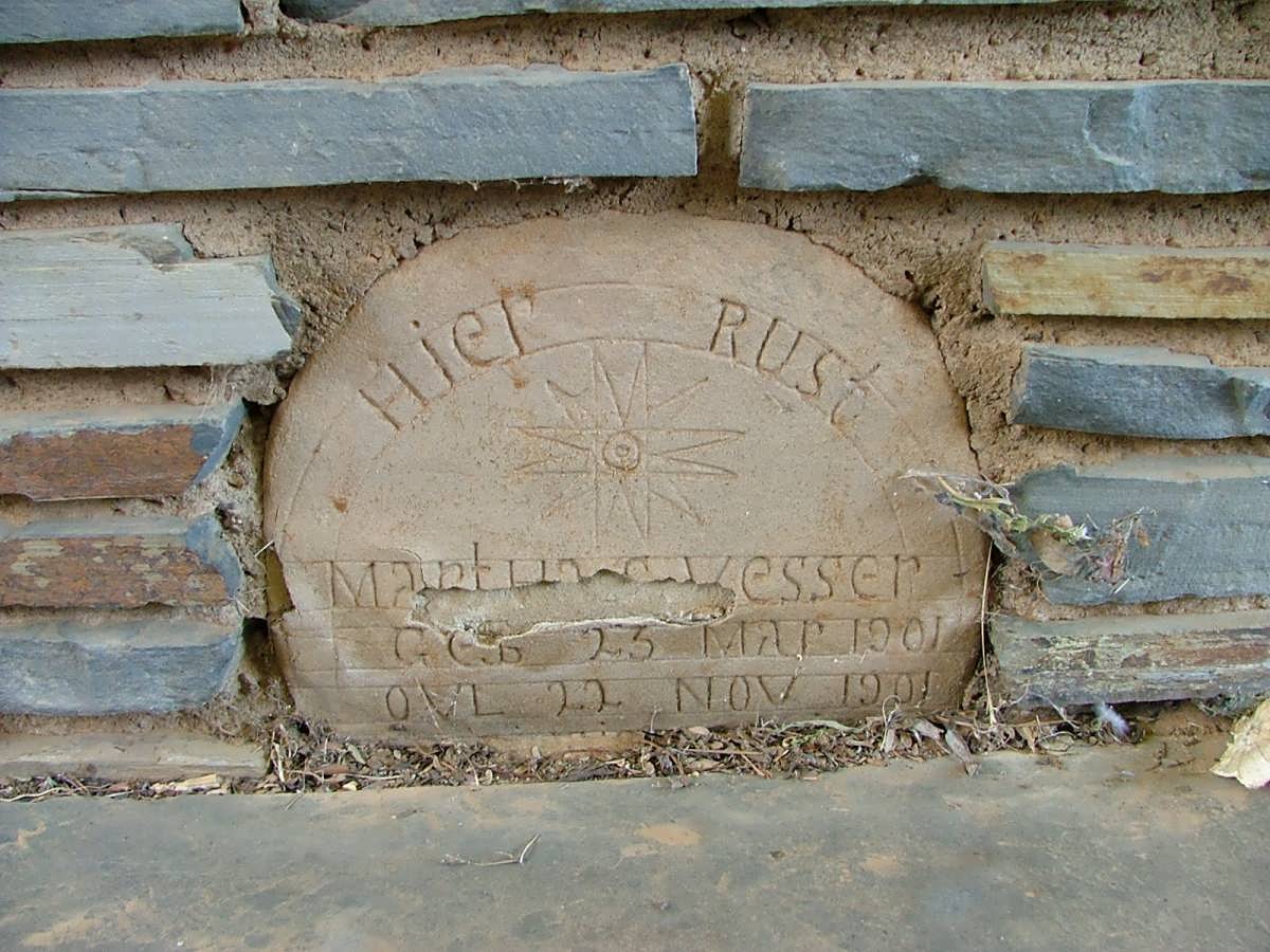 VESSER Martha ?. 1901-1901