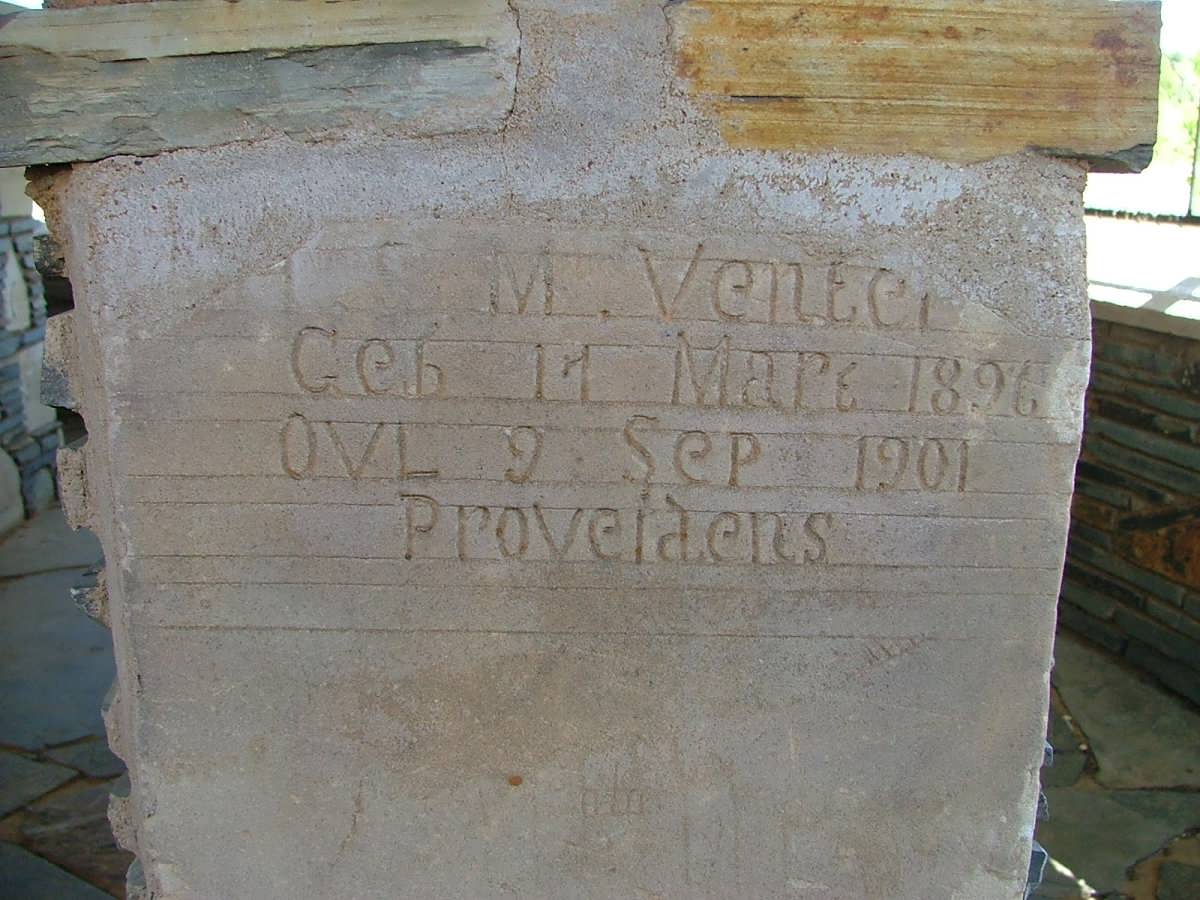 VENTER H. S. M. 1896-1901