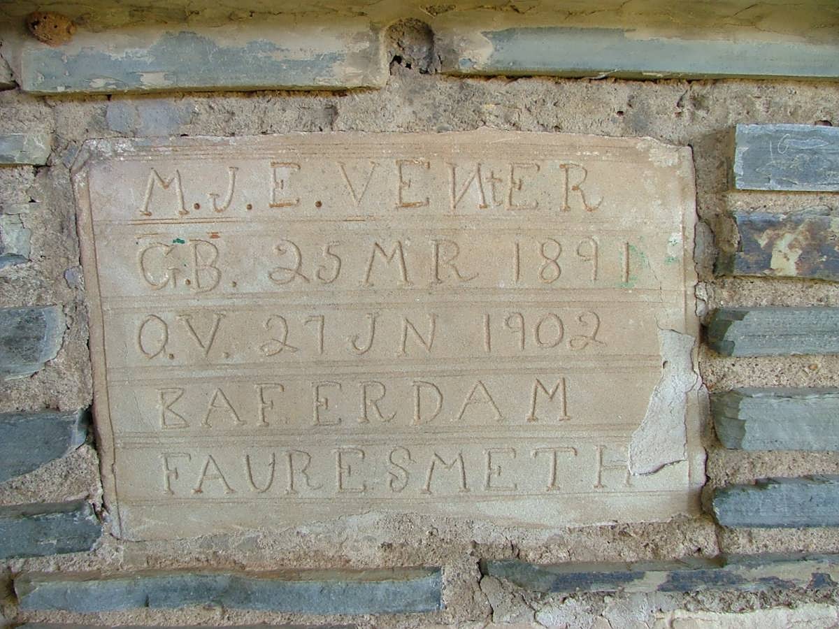 VENTER M.J.E. 1891-1902