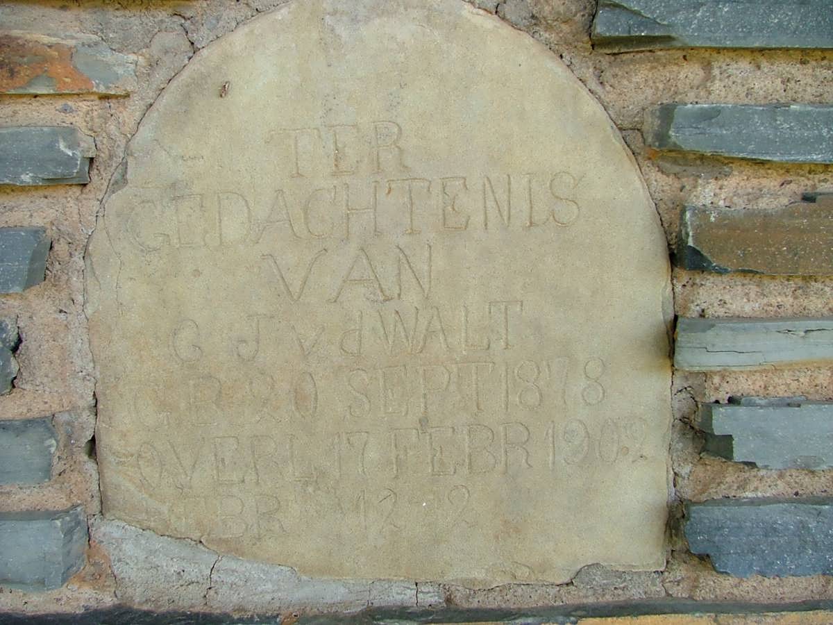 WALT C.J., v.d. 1878-1902