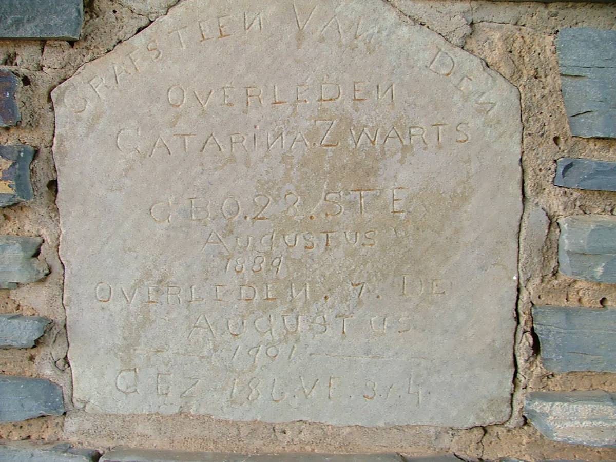 ZWARTS Catarina 1889-1901