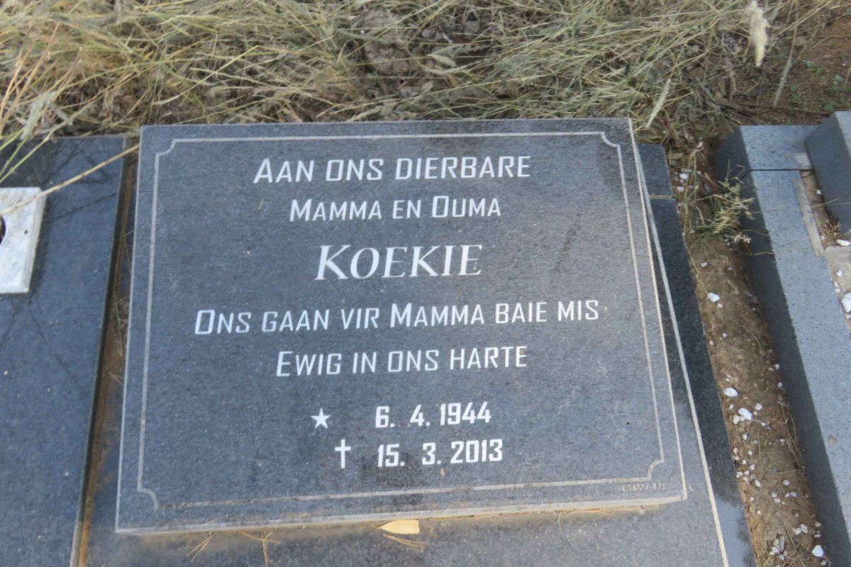 BOTHA Koekie 1944-2013