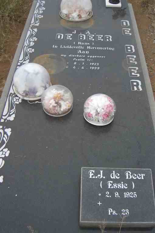 BEER J.A., de 1923-1999