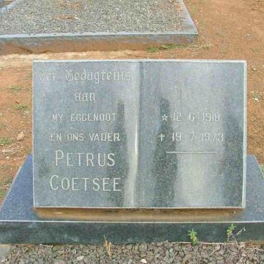 COETSEE Petrus 1918-1973