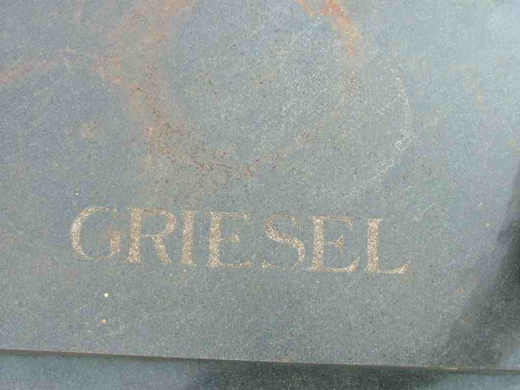GRIESEL Anna Hilletjie nee SMUTS 1890-1964