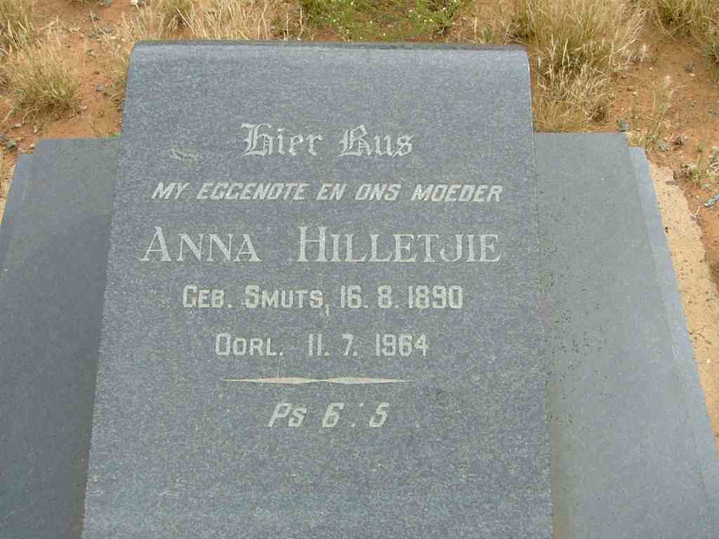 GRIESEL Anna Hilletjie nee SMUTS 1890-1964