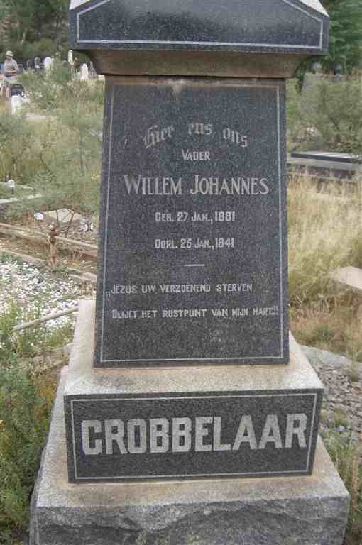 GROBBELAAR Willem Johannes 1881-1941