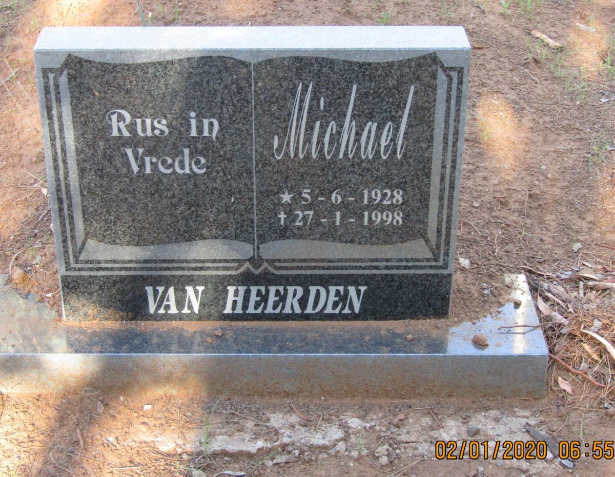 HEERDEN Michael, van 1928-1998